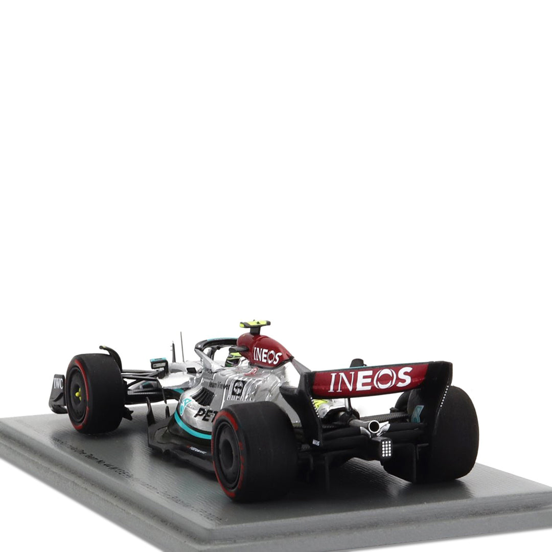 W13 #44 Hamilton 2nd Place Brazilian GP 1:43 Spark Car Model