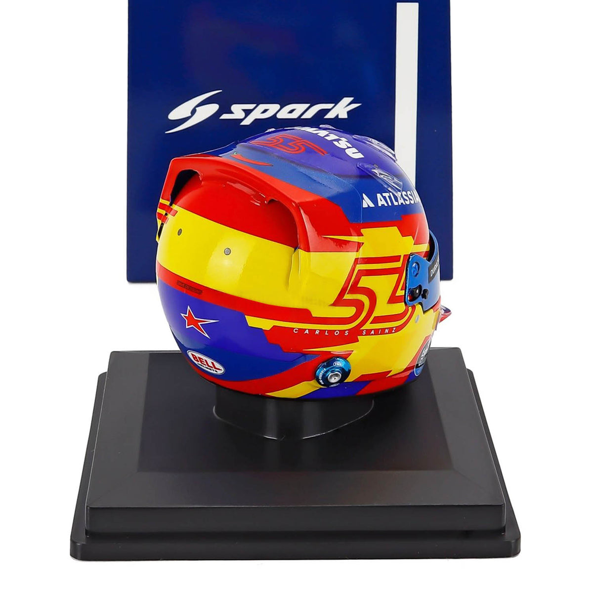 Williams Racing #55 Sainz 2025 Season 1:5 Mini Helmet - Official