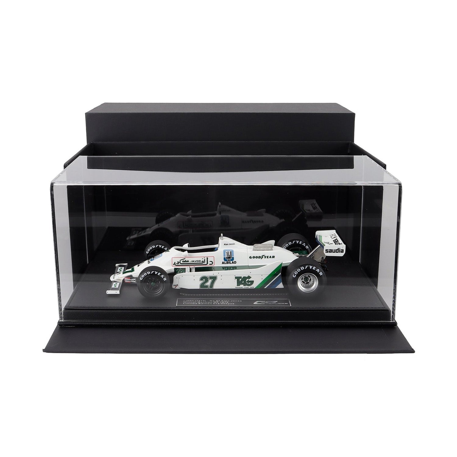 Alan Jones FW07 1979 Fly Saudia World Champion 1:18 Car Model – Fueler