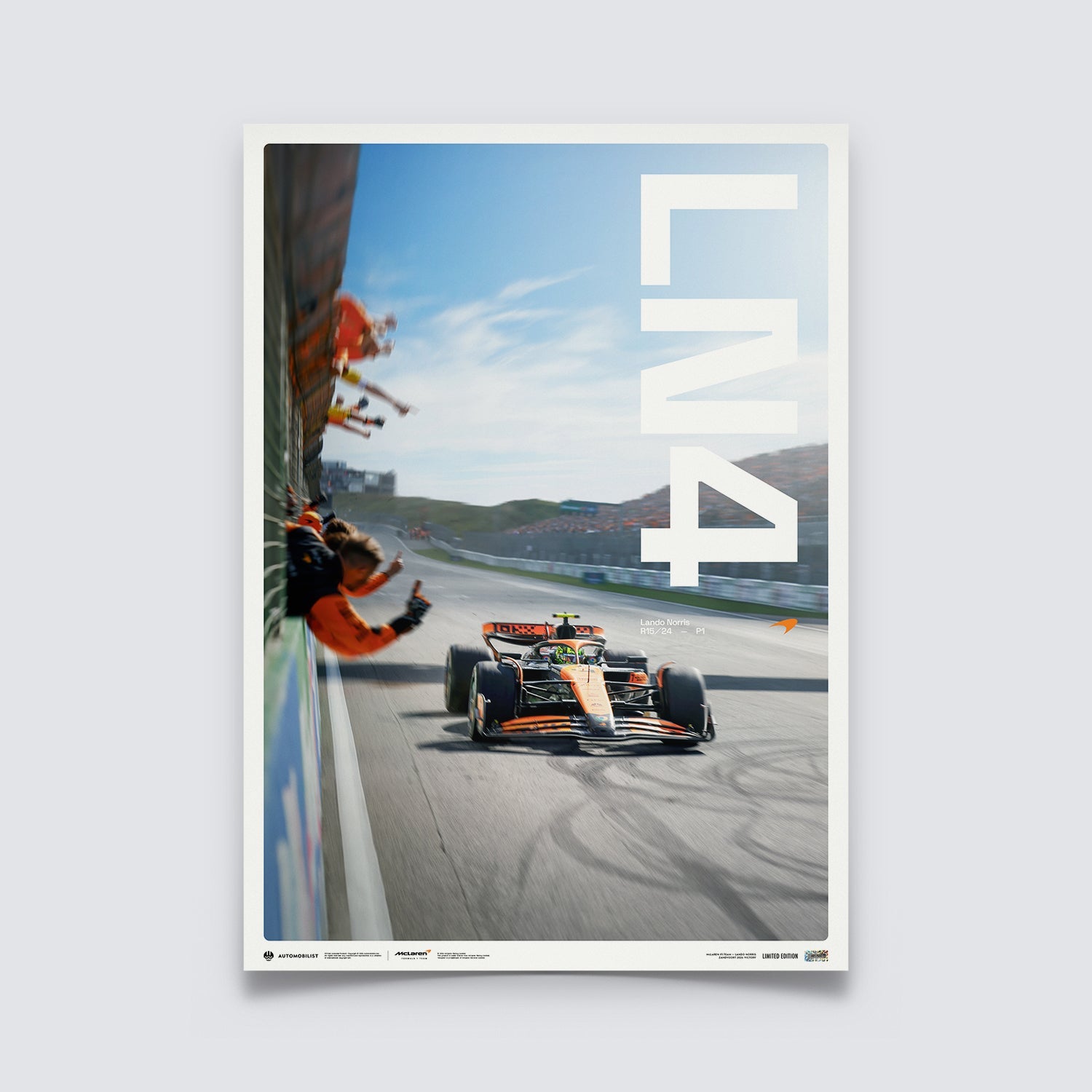 Lando Norris - Zandvoort 2024 Victory | Limited Edition Poster of