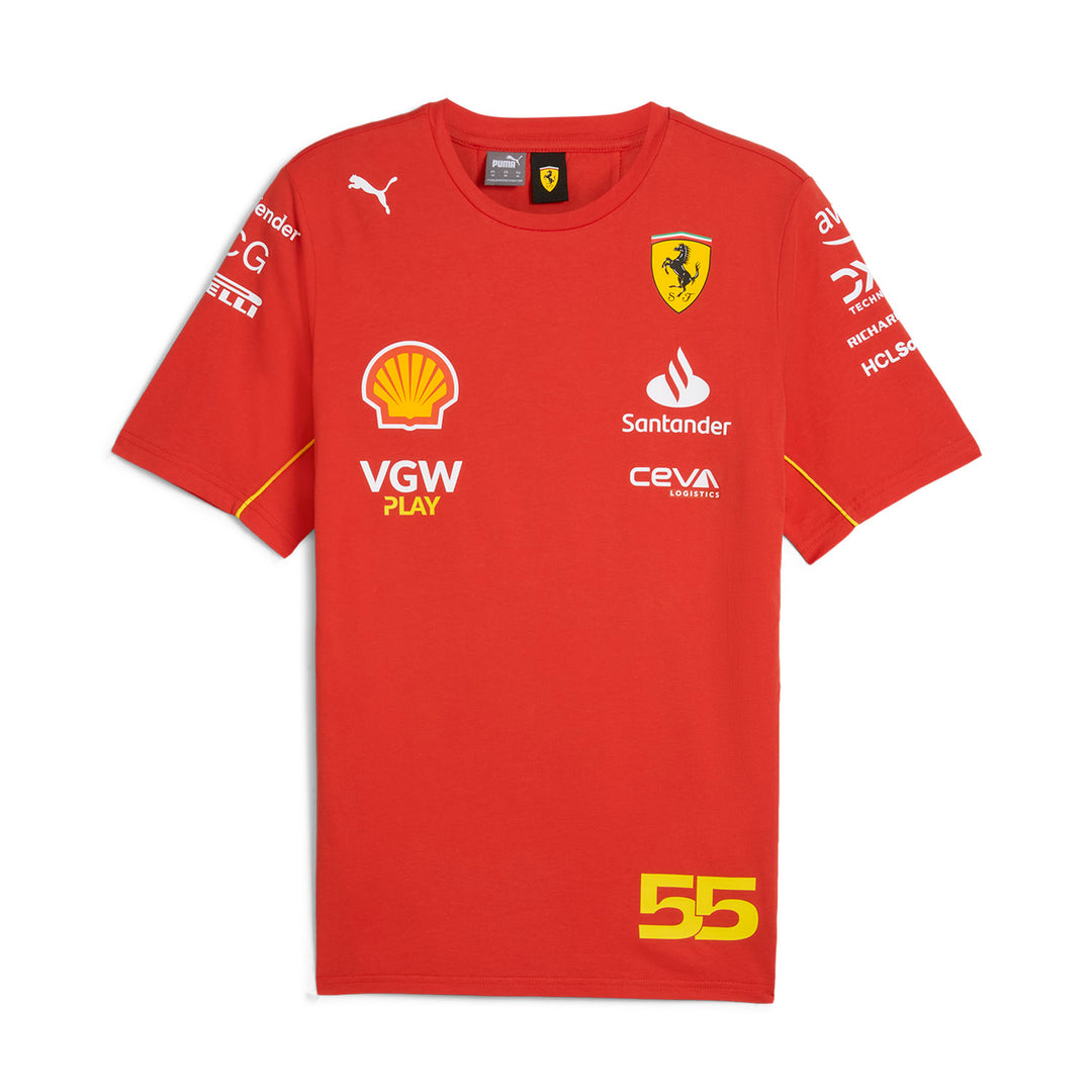 2024 Carlos Sainz Driver T-Shirt - Scuderia Ferrari - Fueler store