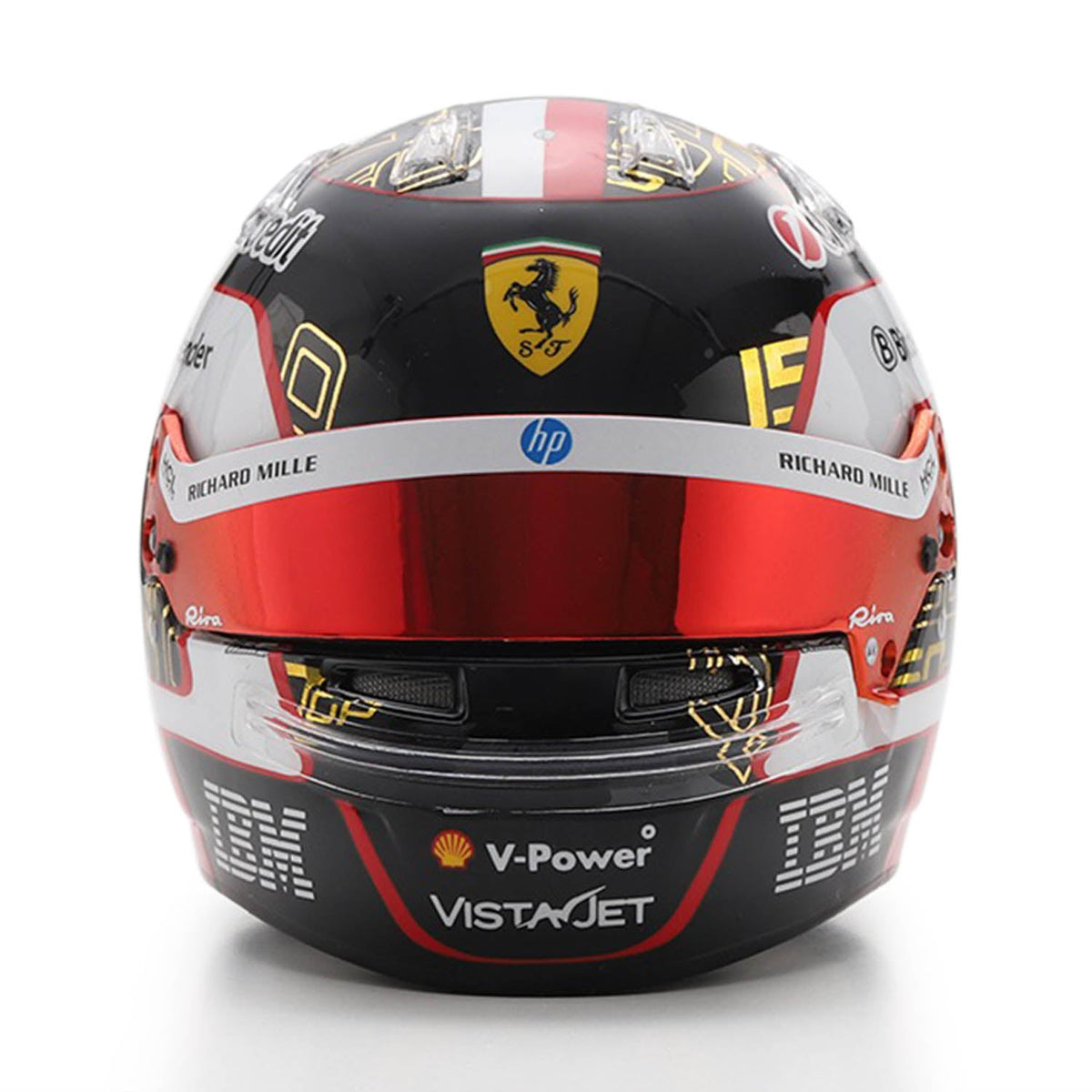 Charles Leclerc Abu Dhabi GP 2025 1:5 mini helmet