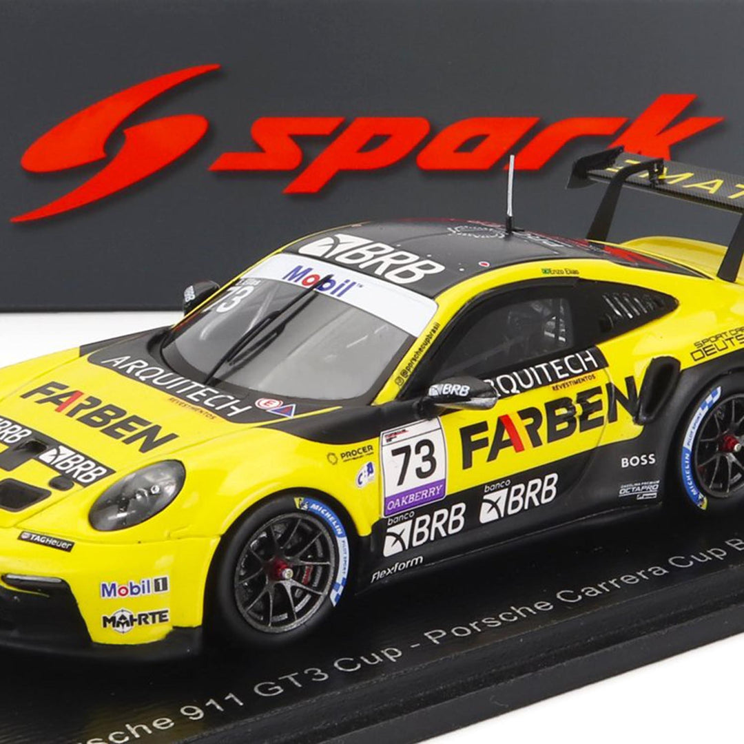 Porsche 911 GT3 N73 Brazilian Carrera Cup 2022 1:43 Spark Car Model