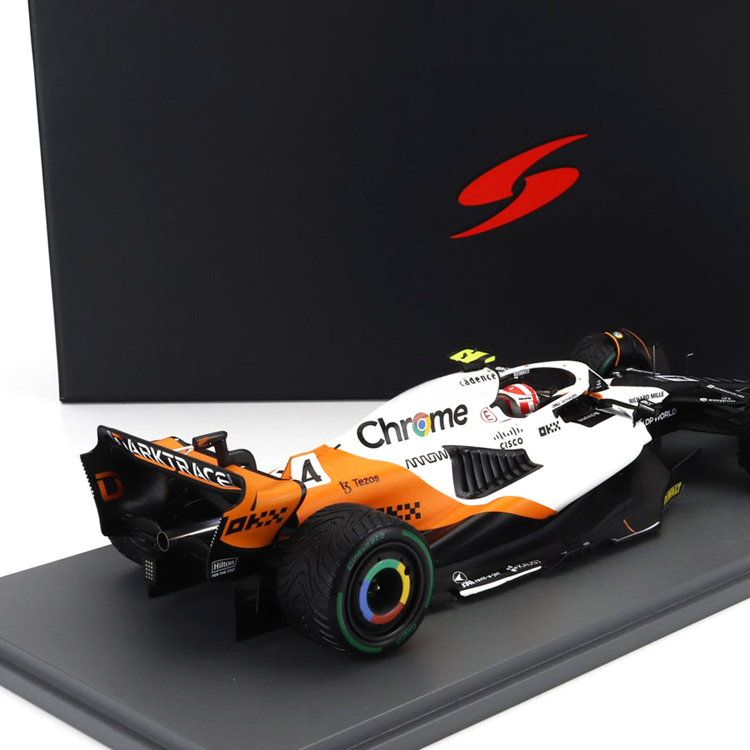 #4 Norris MCL60 Monaco GP 1:18 Spark Car Model