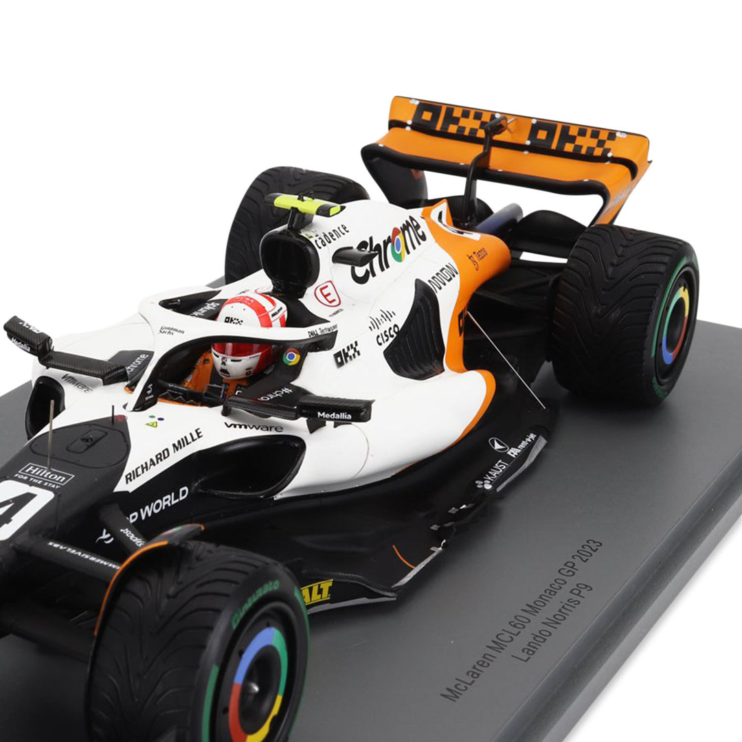 #4 Norris MCL60 Monaco GP 1:18 Spark Car Model