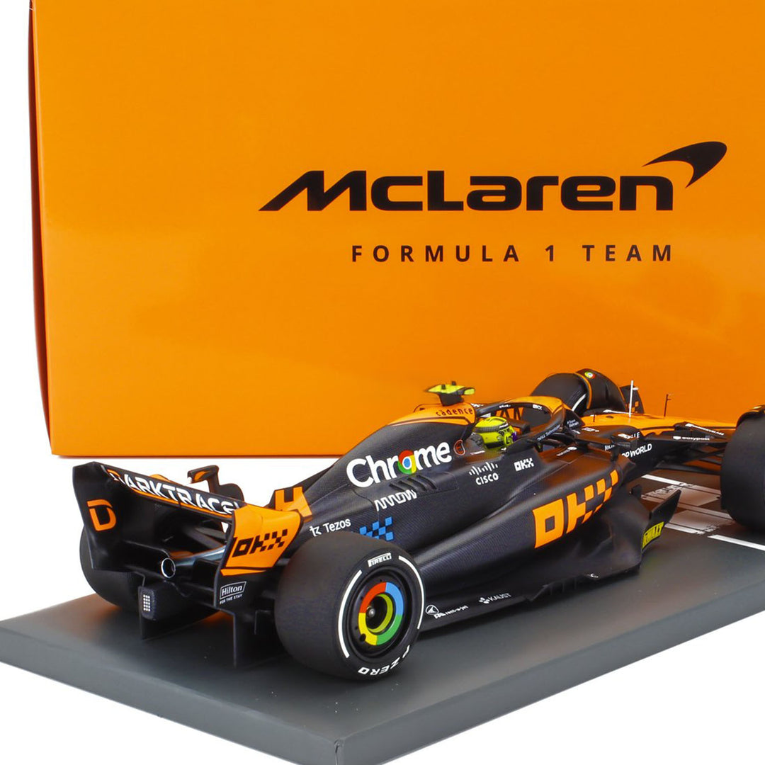 #4 Norris MCL60 Japan GP 2nd Place 2023 1:18 Car Model