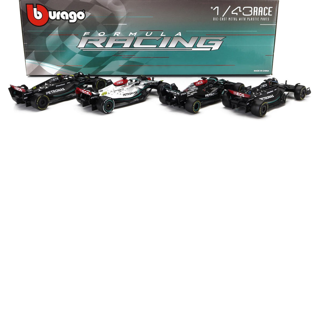 Mercedes-AMG Set of 4 1:43 Car Models