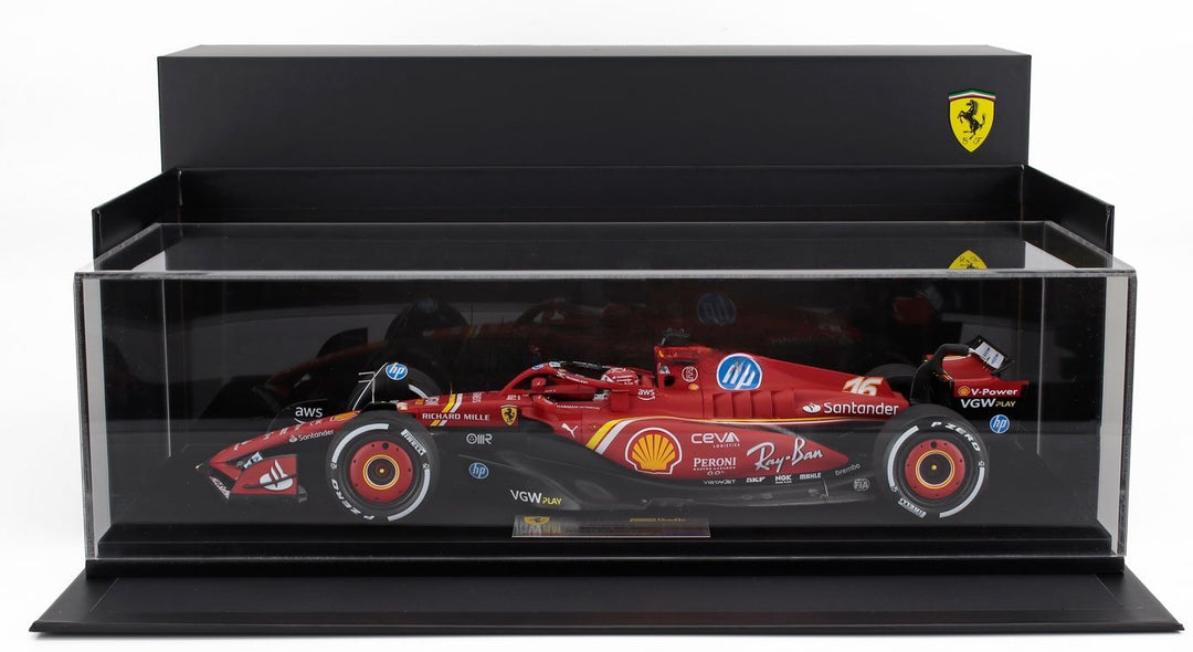 #16 Leclerc SF24 Monaco GP Winner 2024 1:18 Car Model