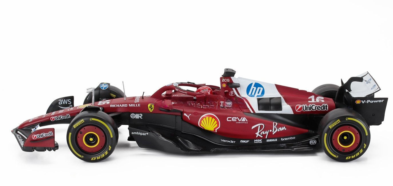 16 Leclerc SF-25 2025 Season 1:18 Car Model – Fueler