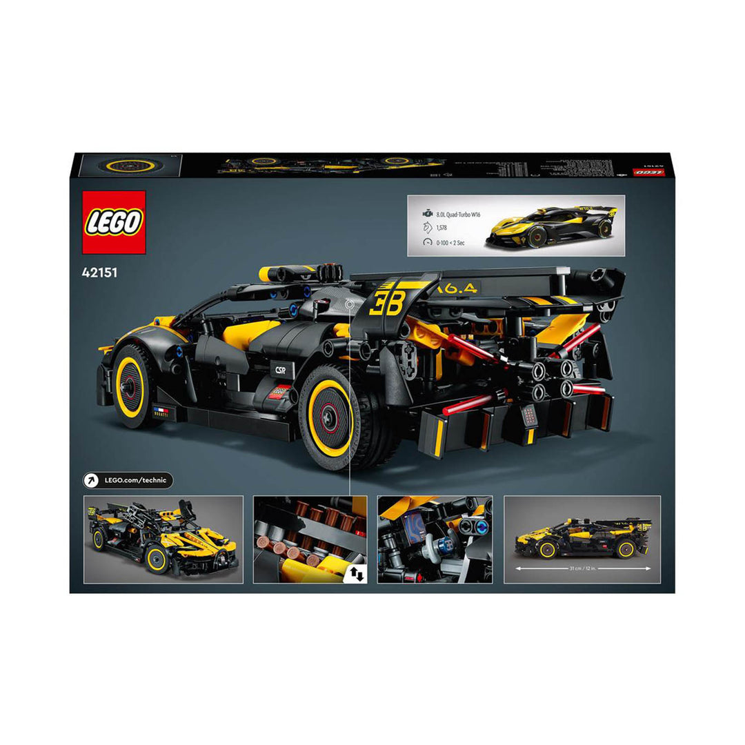 Bugatti Bolide W16 1850HP 2020 LEGO Technic Car Model