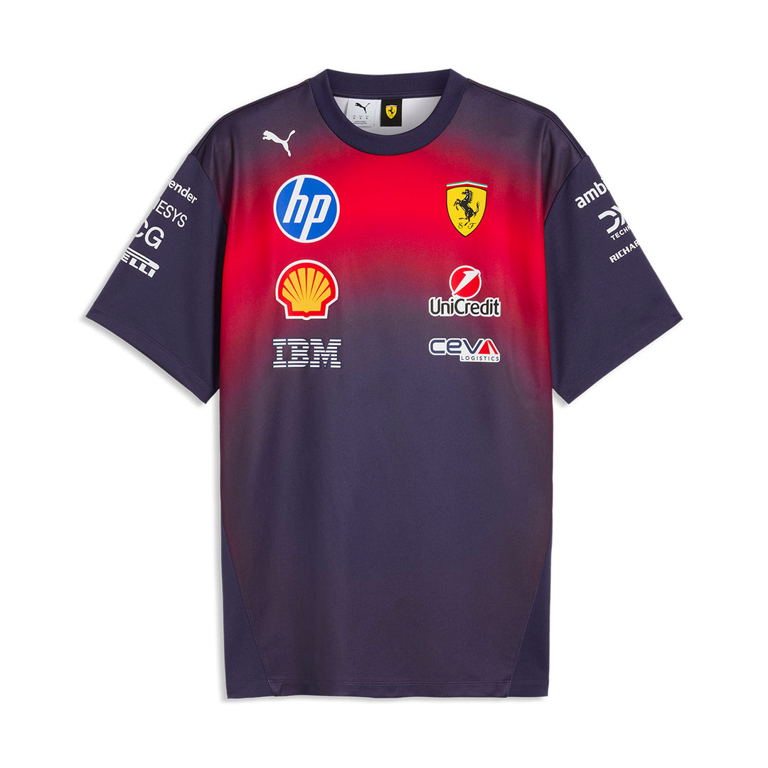 Camiseta de Scuderia Ferrari F1 Racing Team Carlos Sainz #55 T-Shirt Camiseta de Scuderia Ferrari F1 Racing Team Carlos Sainz #55 T-Shirt