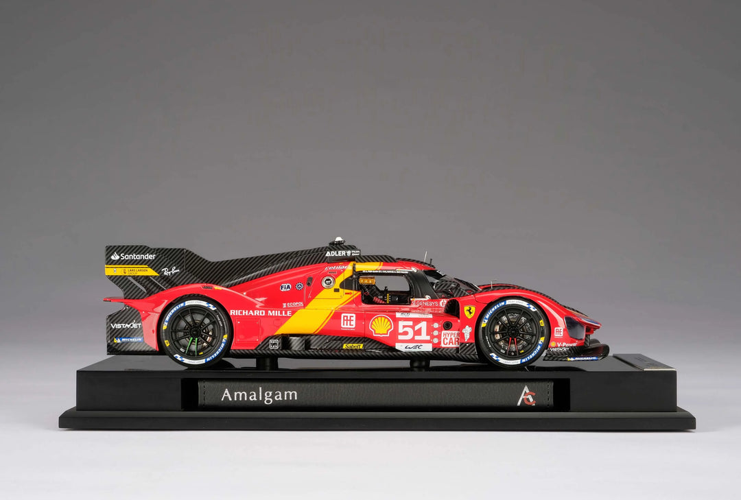 Ferrari 499P 2023 Le Mans Winner 1:18 Amalgam Car Model