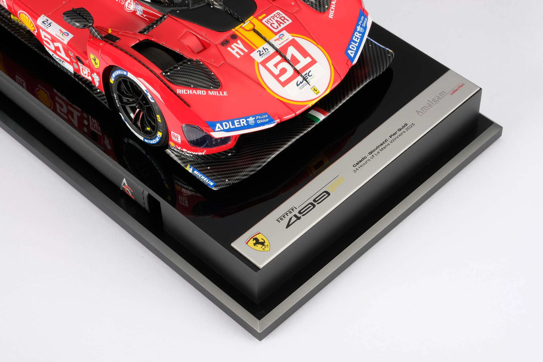 Ferrari 499P 2023 Le Mans Winner 1:18 Amalgam Car Model