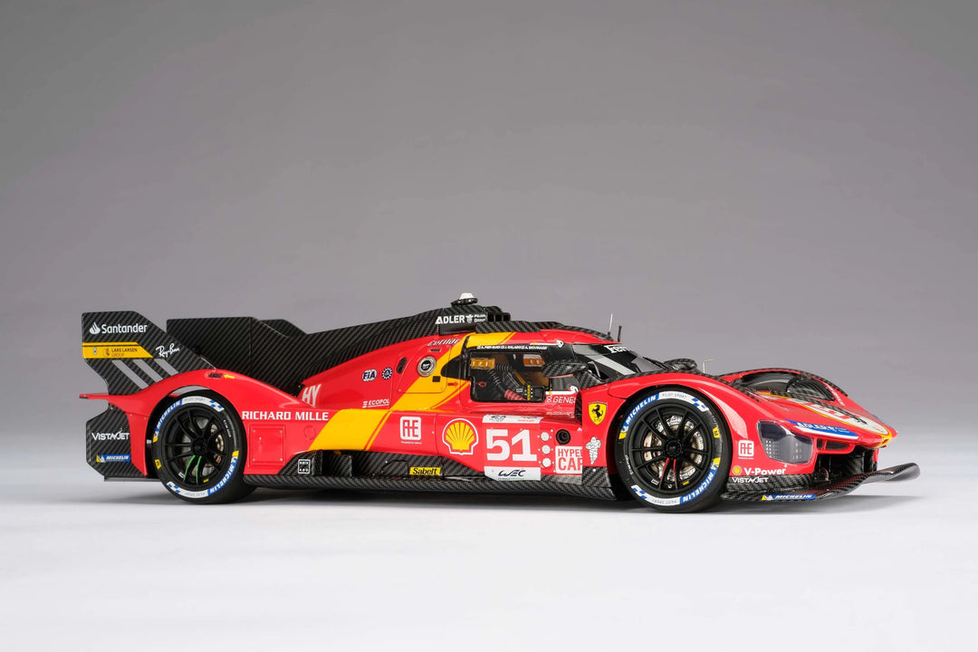 Ferrari 499P 2023 Le Mans Winner 1:18 Amalgam Car Model