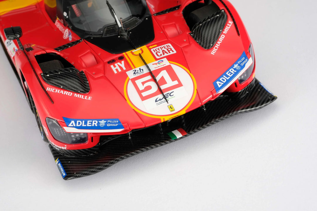Ferrari 499P 2023 Le Mans Winner 1:18 Amalgam Car Model