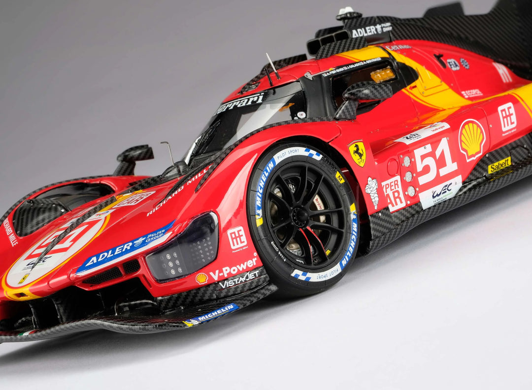 Ferrari 499P 2023 Le Mans Winner 1:18 Amalgam Car Model