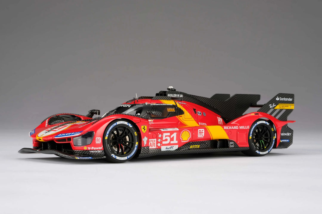 Ferrari 499P 2023 Le Mans Winner 1:18 Amalgam Car Model