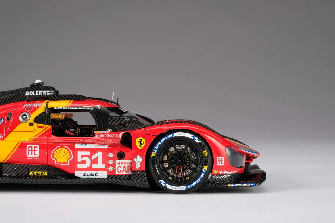 Ferrari 499P 2023 Le Mans Winner 1:18 Amalgam Car Model