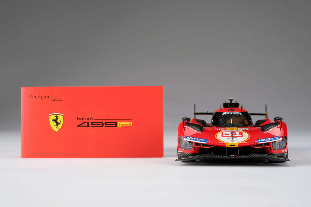 Ferrari 499P 2023 Le Mans Winner 1:18 Amalgam Car Model