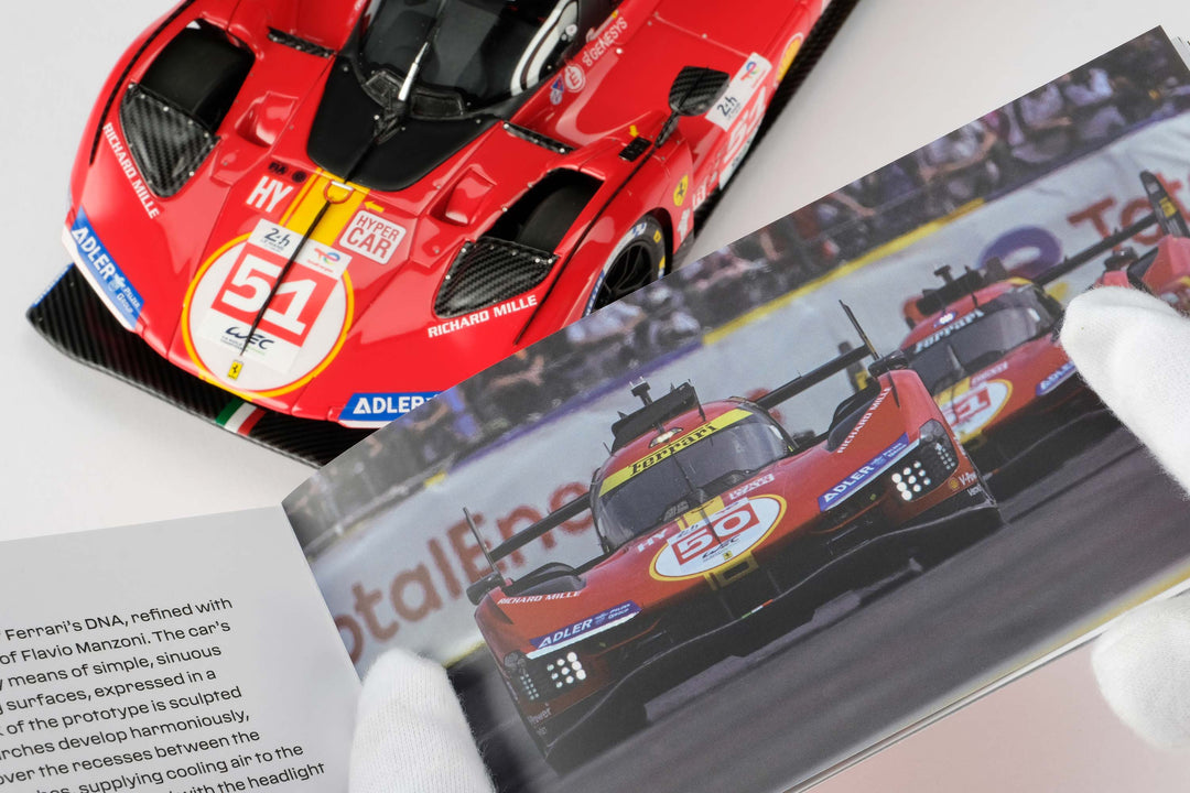 Ferrari 499P 2023 Le Mans Winner 1:18 Amalgam Car Model