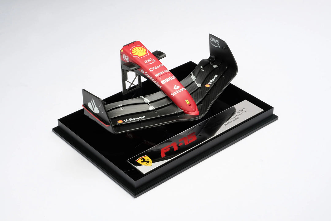 F1-75 Front Wing 2022 Bahrain Grand Prix Amalgam 1:12 Nosecone