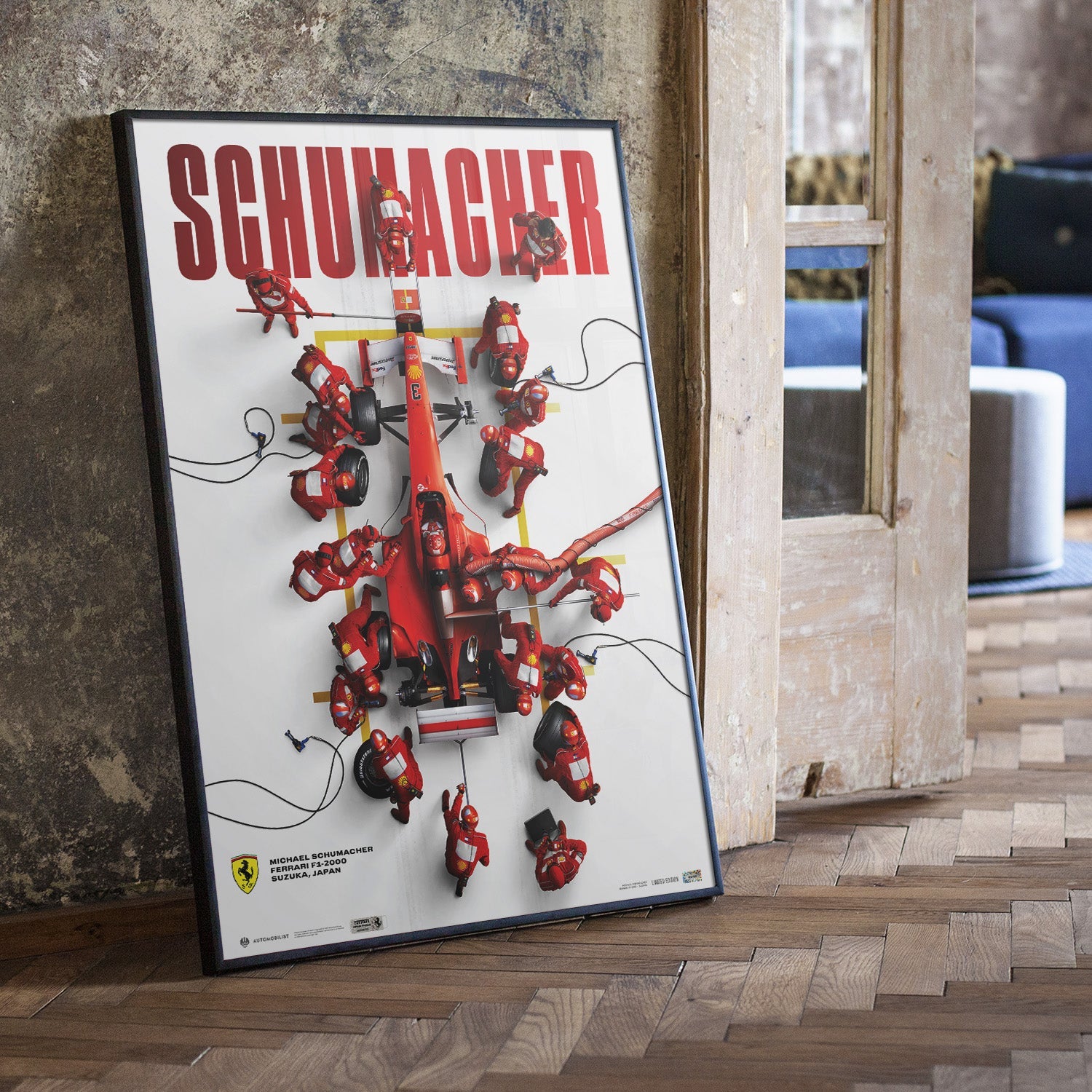 Ferrari F1-2000 Pit Stop - Michael Schumacher Japanese GP 2000