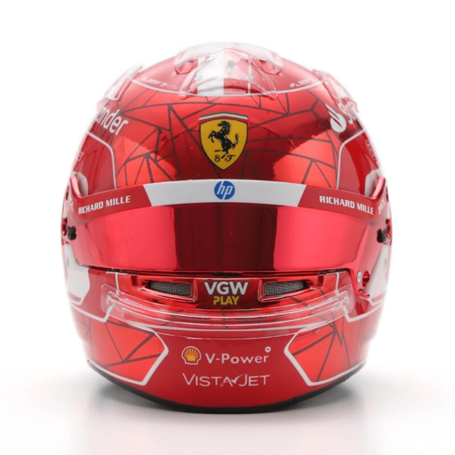 16 Leclerc Singapore GP 2024 Winner 1:5 Mini Helmet – Fueler