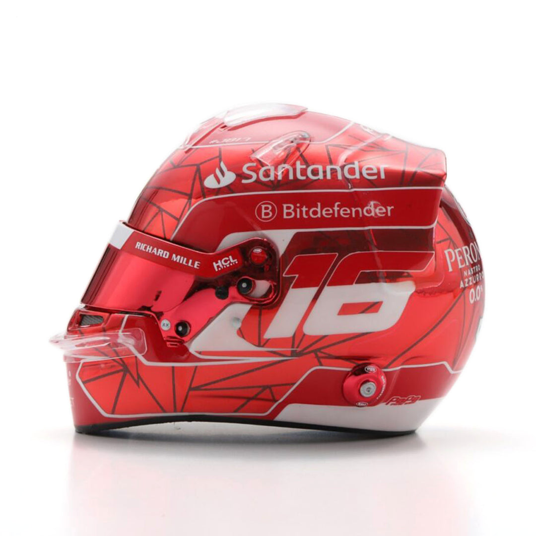 #16 Leclerc Singapore GP 2024 Winner 1:5 Mini Helmet