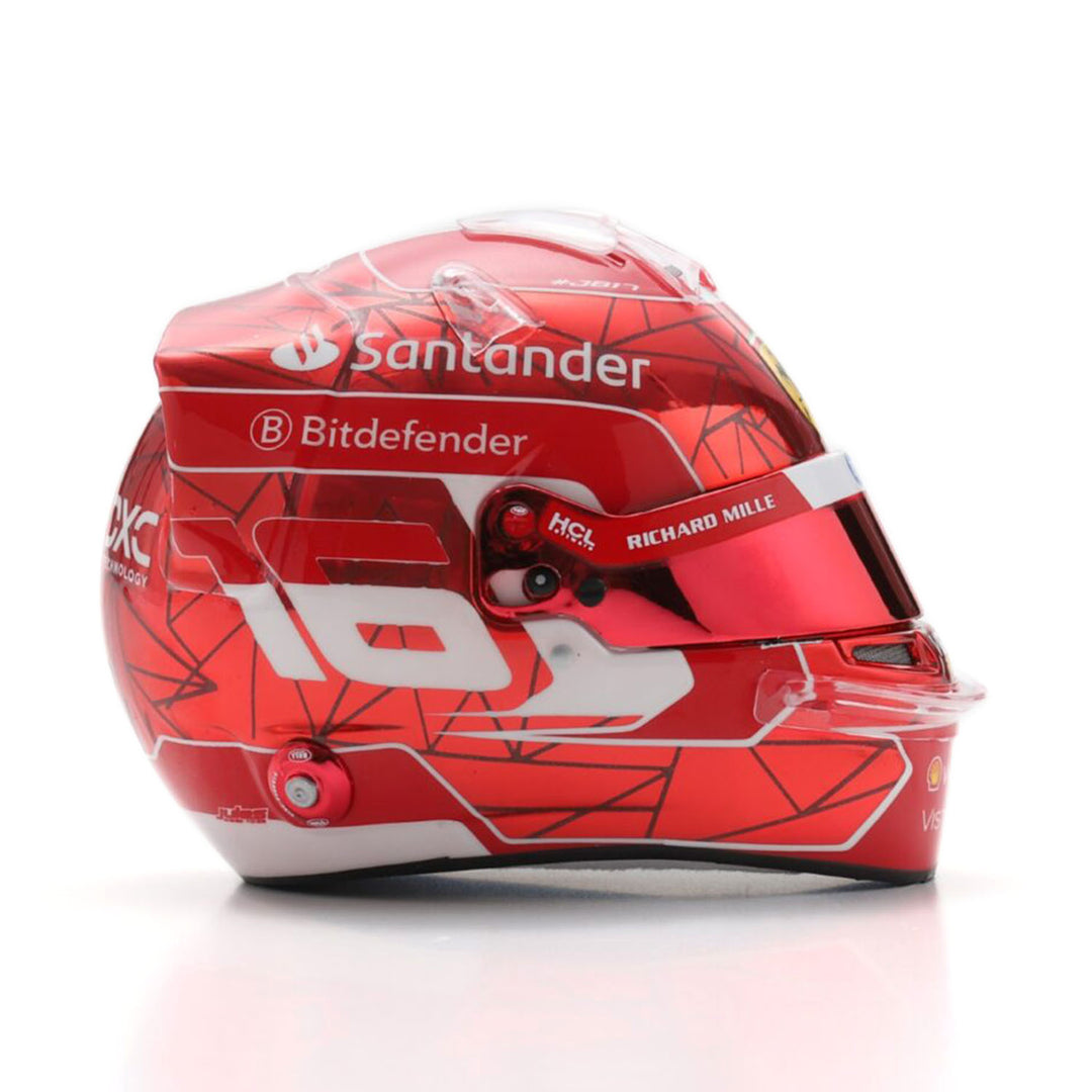 #16 Leclerc Singapore GP 2024 Winner 1:5 Mini Helmet