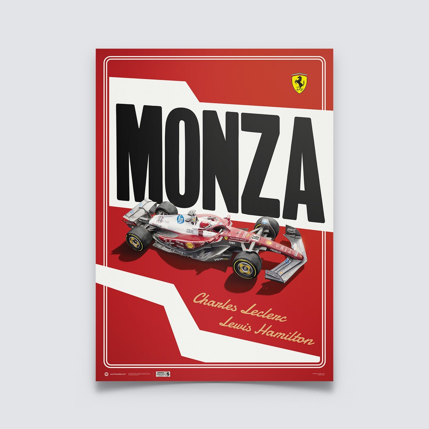 Scuderia Ferrari SF-25 Monza Special Livery 2025 | Large