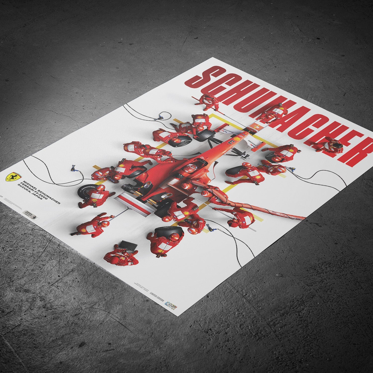 Ferrari F1-2000 Pit Stop - Michael Schumacher Japanese GP 2000