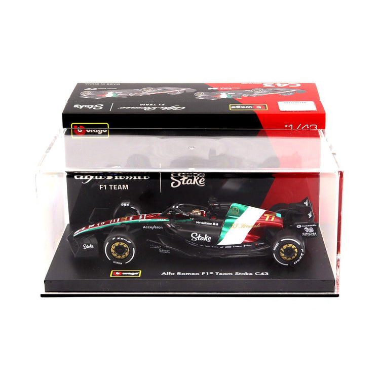 C43 2023 #77 Bottas Monza Special Edition Car Model 1:43 - Alfa Romeo - Fueler™ 