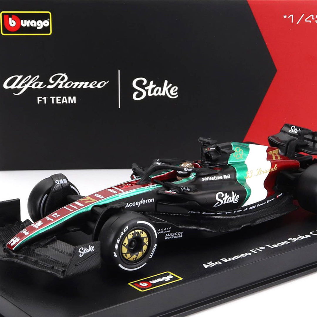 C43 2023 #77 Bottas Monza Special Edition Car Model 1:43 - Alfa Romeo - Fueler™ 