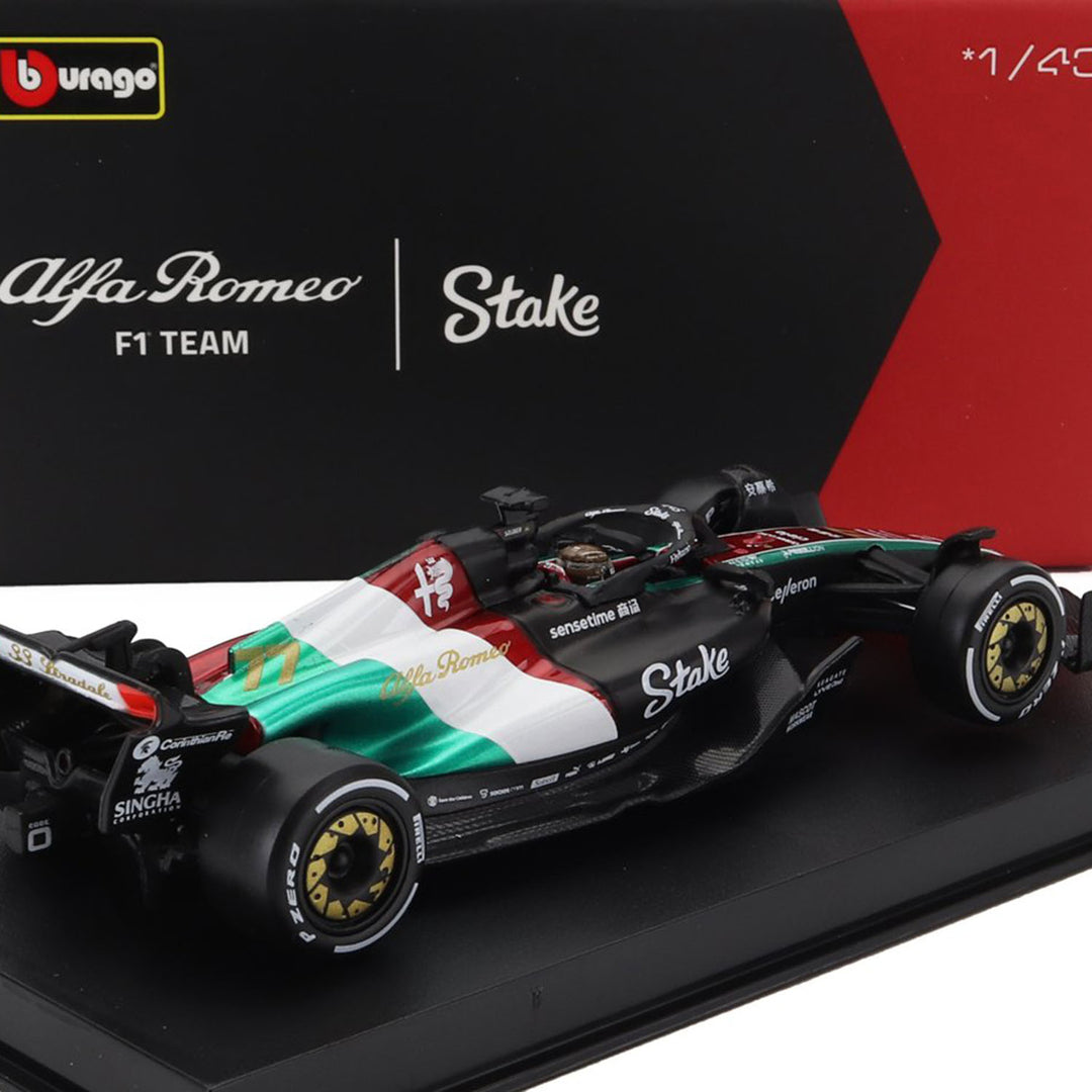 C43 2023 #77 Bottas Monza Special Edition Car Model 1:43 - Alfa Romeo - Fueler™ 