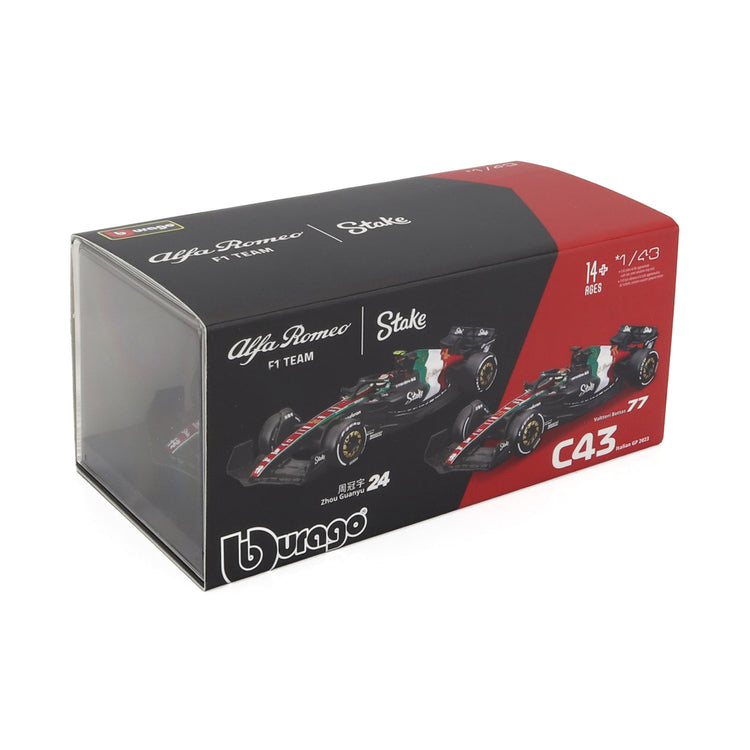 C43 2023 #77 Bottas Monza Special Edition Car Model 1:43 - Alfa Romeo - Fueler™ 