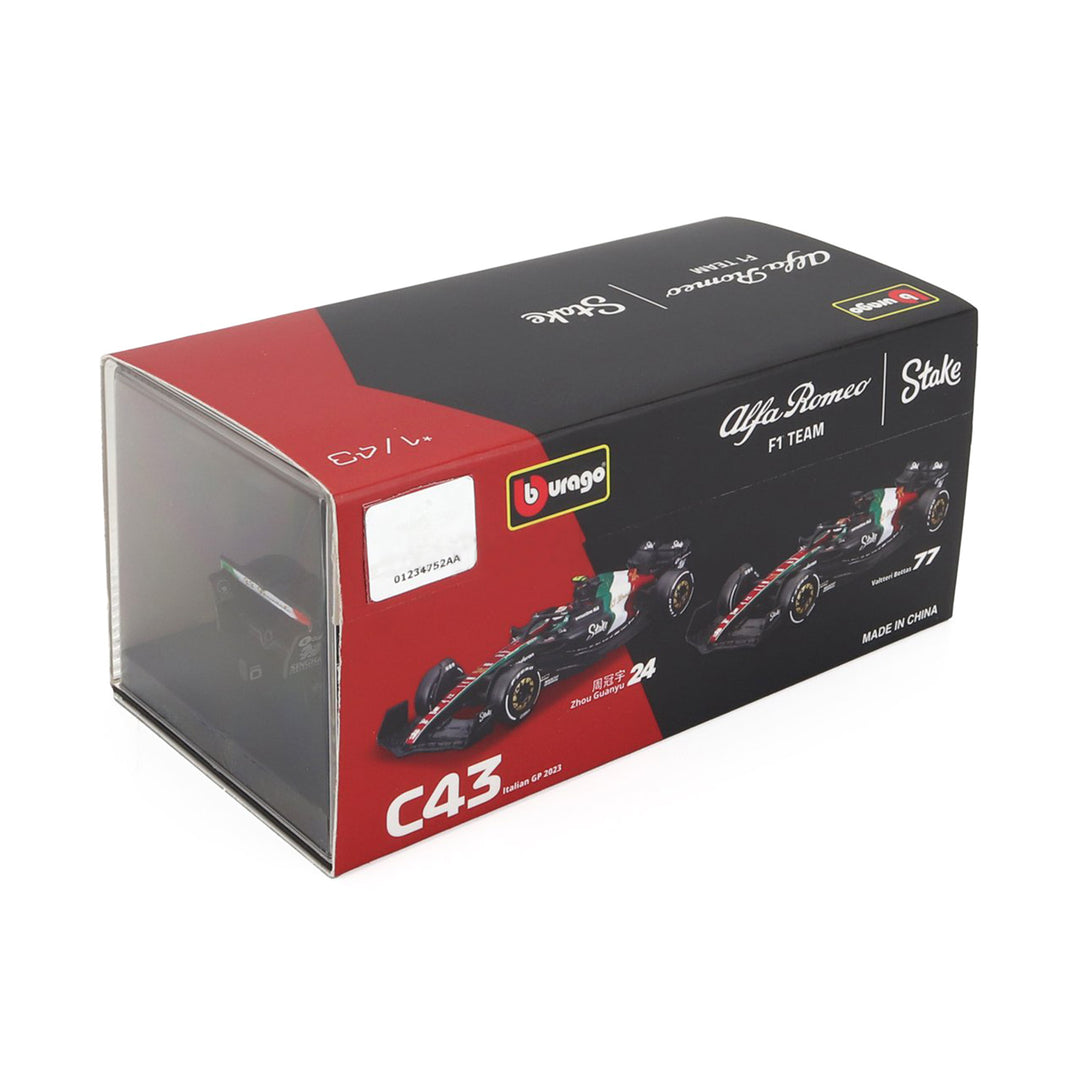 C43 2023 #77 Bottas Monza Special Edition Car Model 1:43 - Alfa Romeo - Fueler™ 