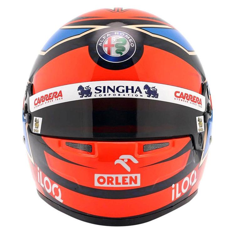 Kimi Räikkönen #7 2021 Imola GP 1:2 Helmet - Alfa Romeo - Fueler™ - MH21KRIM - fueler.store - Mini Helmet
