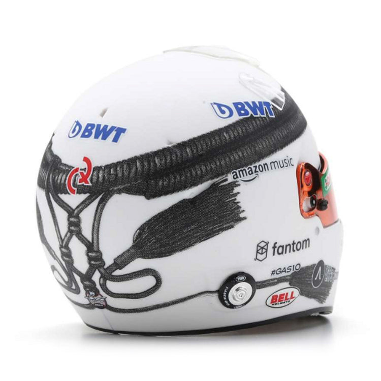 #10 Gasly Qatar GP Sprint 2023 1:5 Spark Mini Helmet - Alpine F1 - Fueler™ - 5HF134 - fueler.store - Collectibles