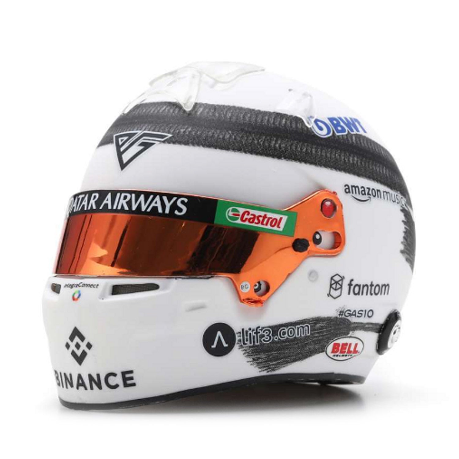 #10 Gasly Qatar GP Sprint 2023 1:5 Spark Mini Helmet - Alpine F1 - Fueler™ - 5HF134 - fueler.store - Collectibles