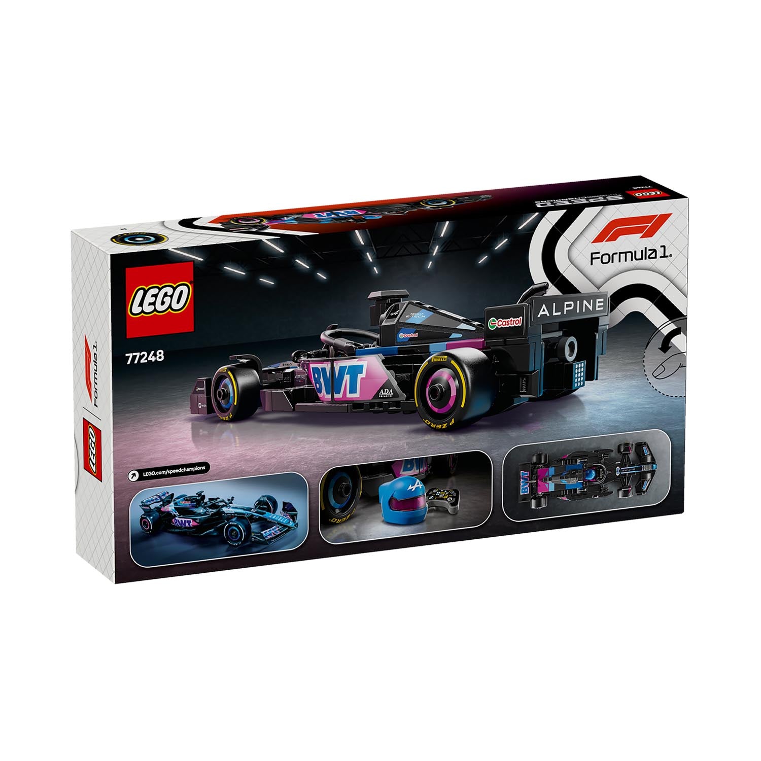 Alpine F1 A524 2024 1:25 Lego Car Model - Alpine F1 - Fueler™ - 77248 - fueler.store - Car Model