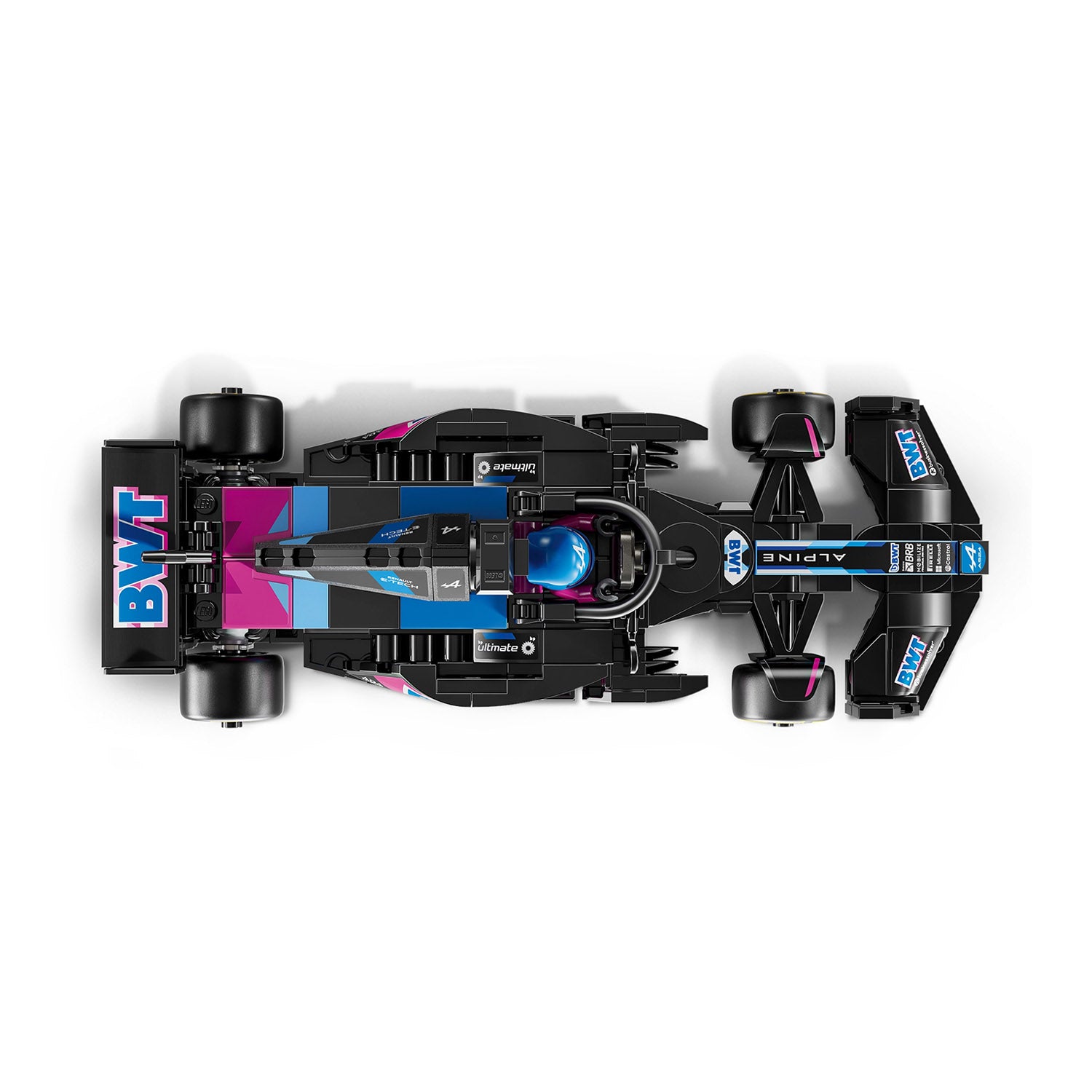 Alpine F1 A524 2024 1:25 Lego Car Model - Alpine F1 - Fueler™ - 77248 - fueler.store - Car Model