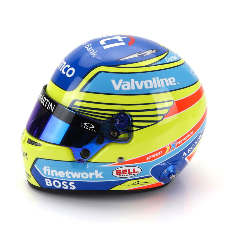 #14 Alonso 2024 1:2 Mini Helmet - Aston Martin F1 - Fueler™ 