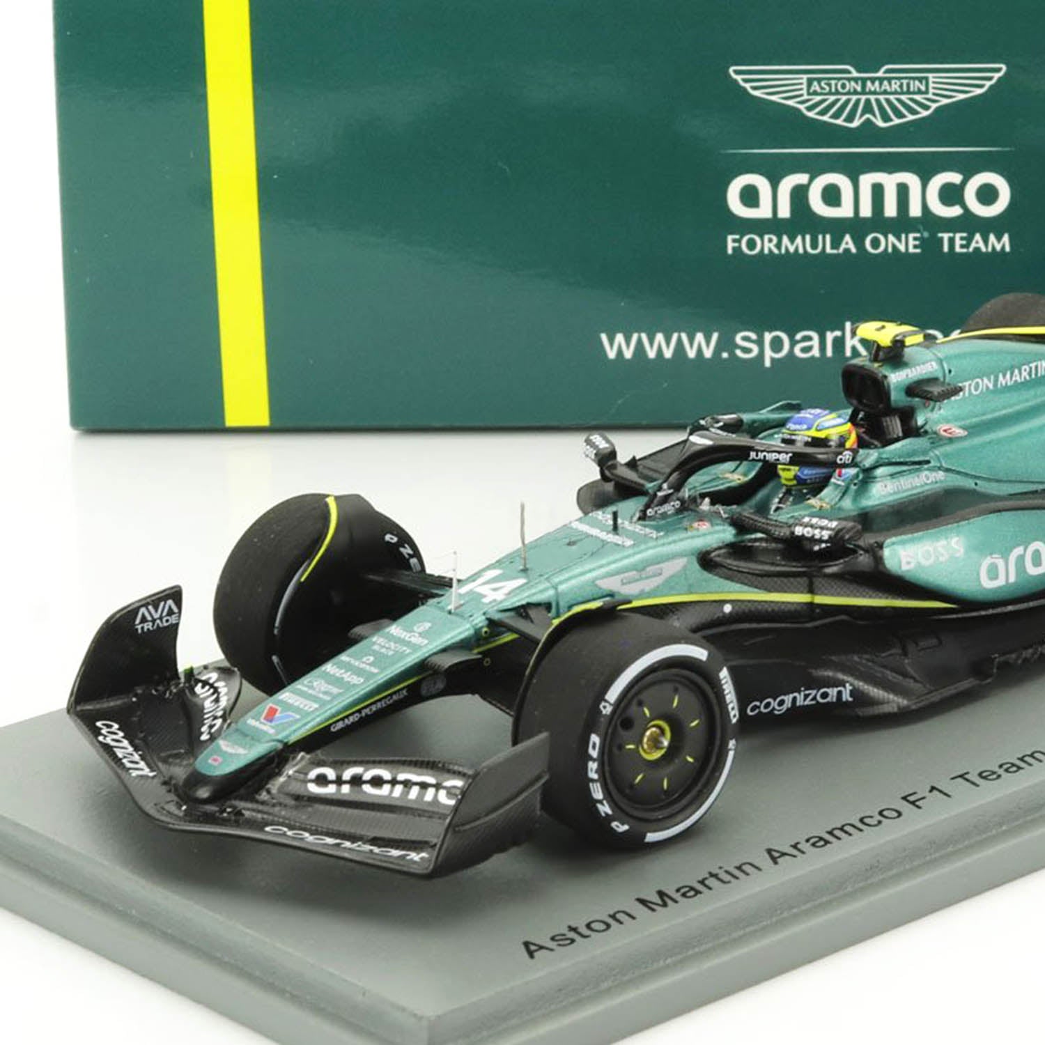 Aston Martin F1 - #14 Alonso 2024 Saudi Arabian GP 1:43 Spark Car Model - Car Model - Fueler™ 