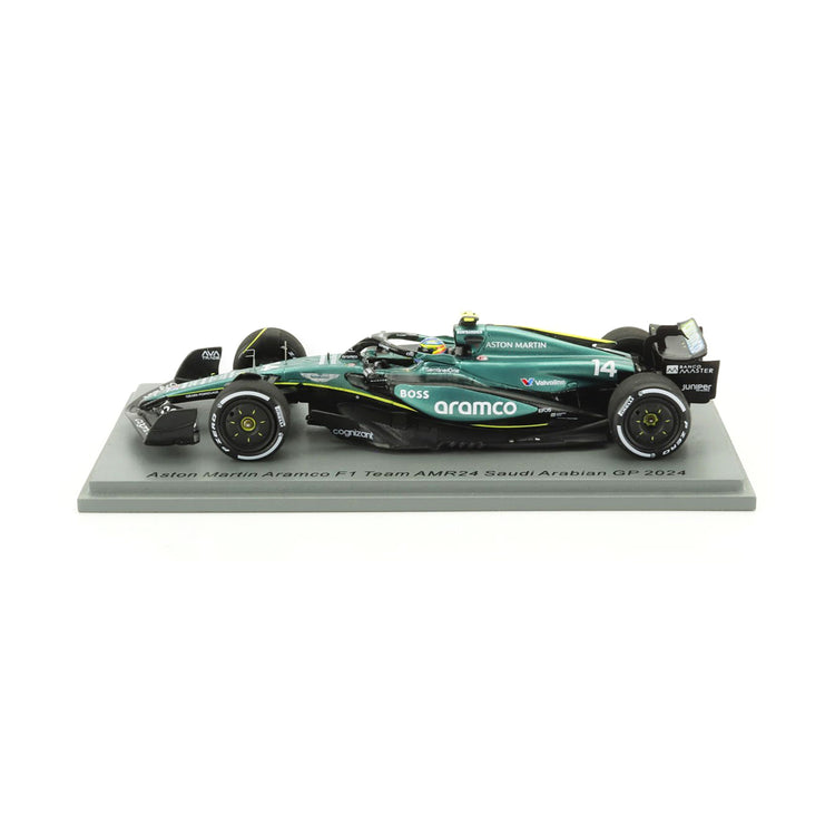 #14 Alonso 2024 Saudi Arabian GP 1:43 Spark Car Model - Aston Martin F1 - Fueler™ - S9529 - fueler.store - Car Model