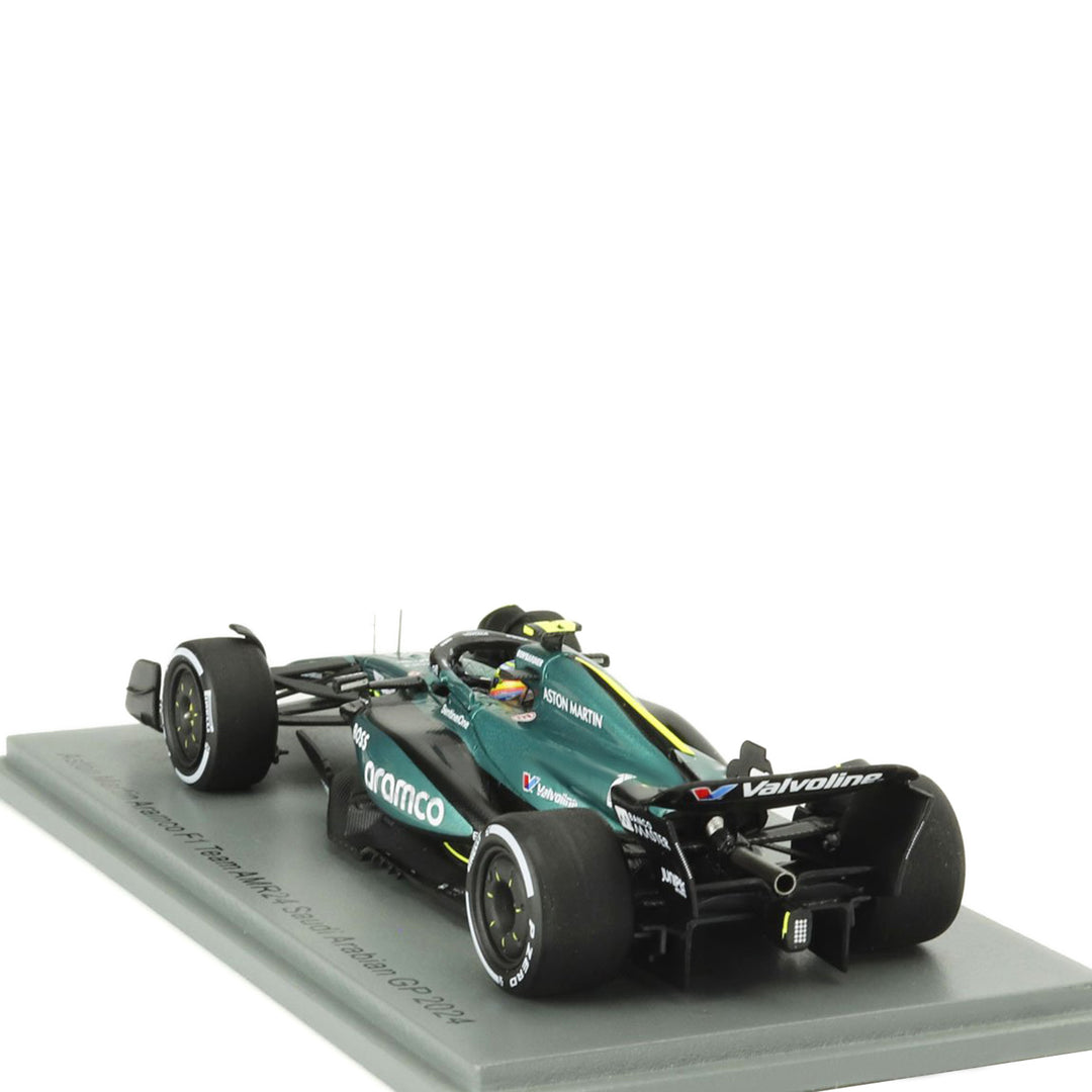 #14 Alonso 2024 Saudi Arabian GP 1:43 Spark Car Model - Aston Martin F1 - Fueler™ - S9529 - fueler.store - Car Model