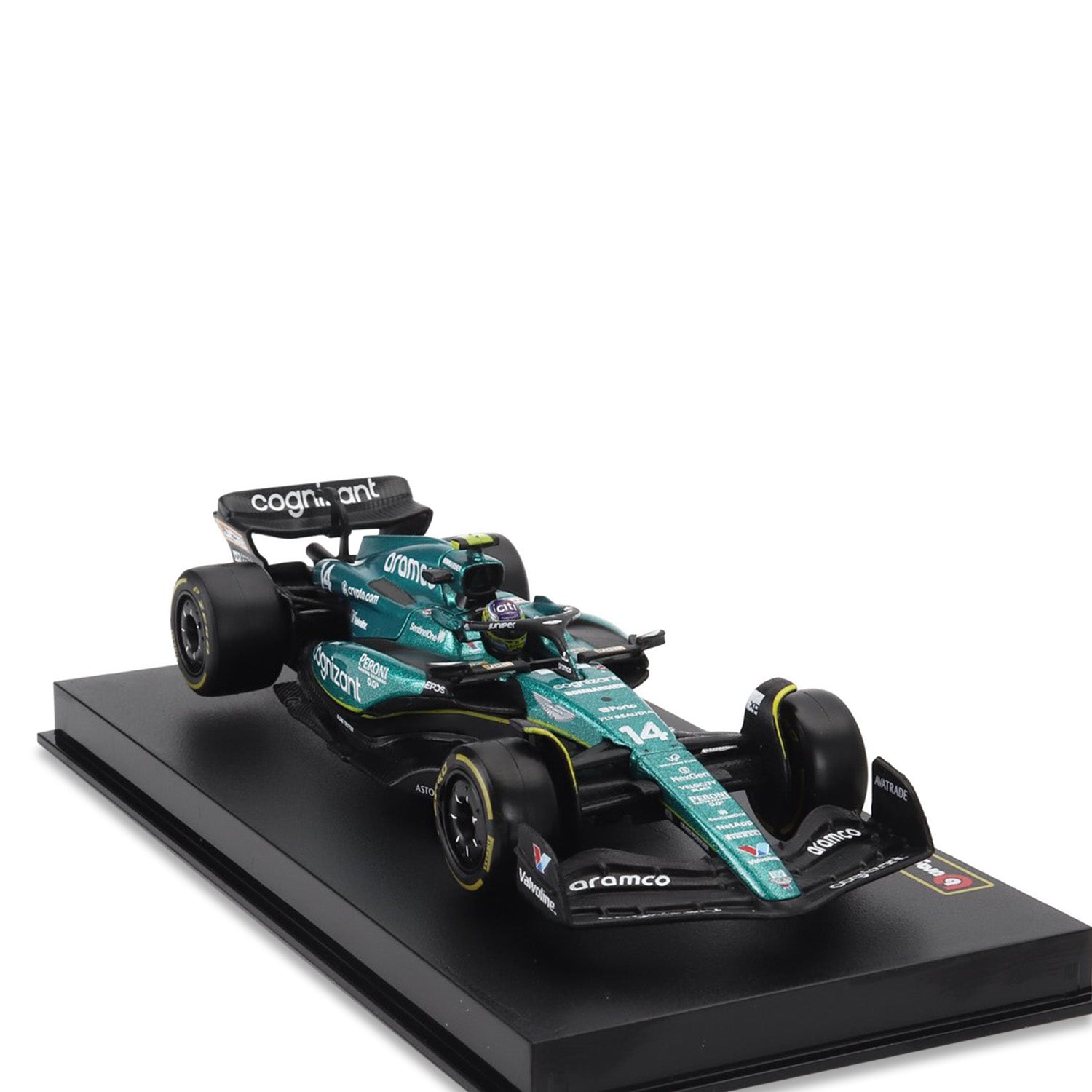 #14 Alonso AMR23 2023 1:43 Car Model - Aston Martin F1 - Fueler™ - 18-38091-A - fueler.store - Car Model