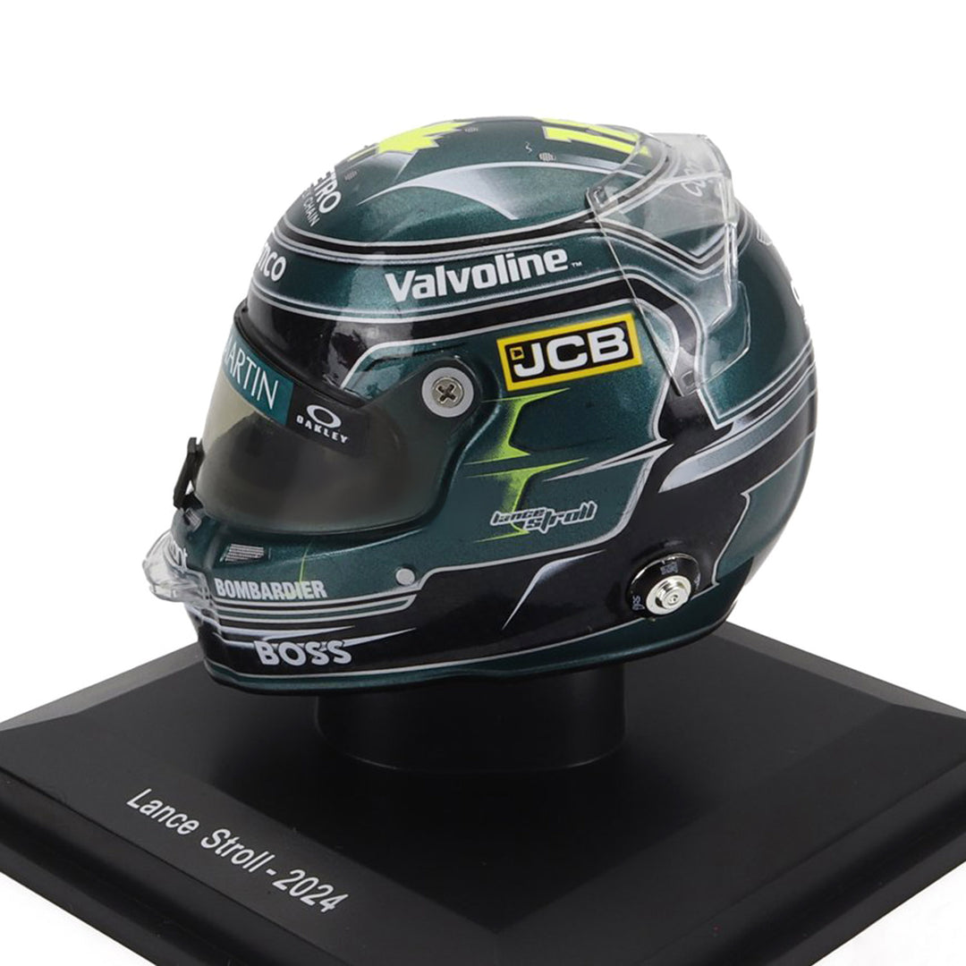 #18 Stroll 2024 1:5 Spark Mini Helmet - Aston Martin F1 - Fueler™ - 5HF144 - fueler.store - Collectibles