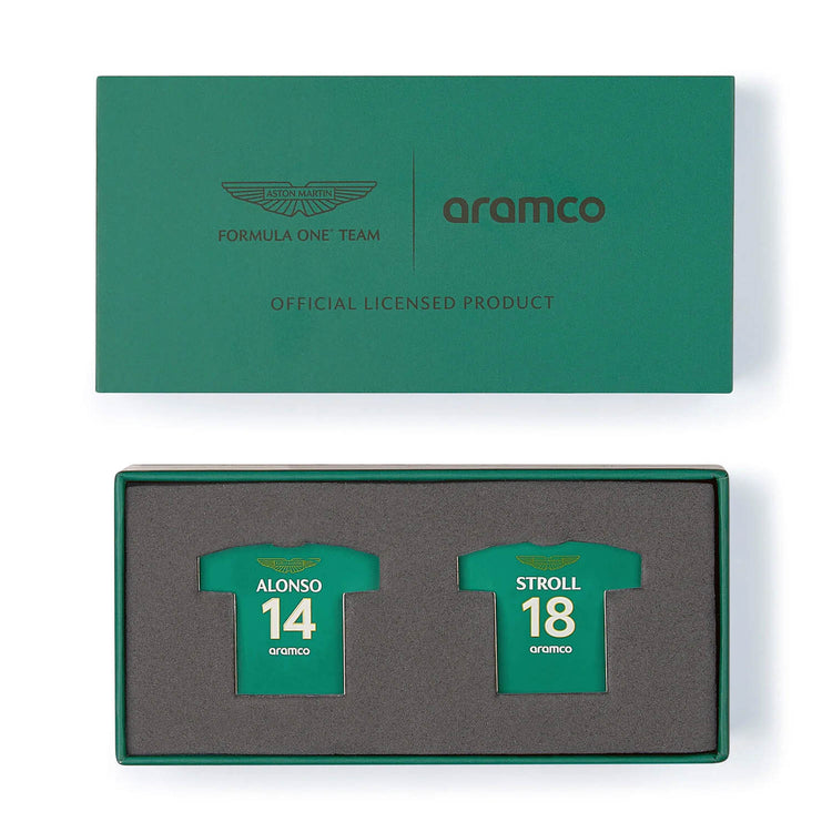 Aston Martin F1 - 2024 Driver Number Pin Badges - Accessories & Gifts - Fueler™ 