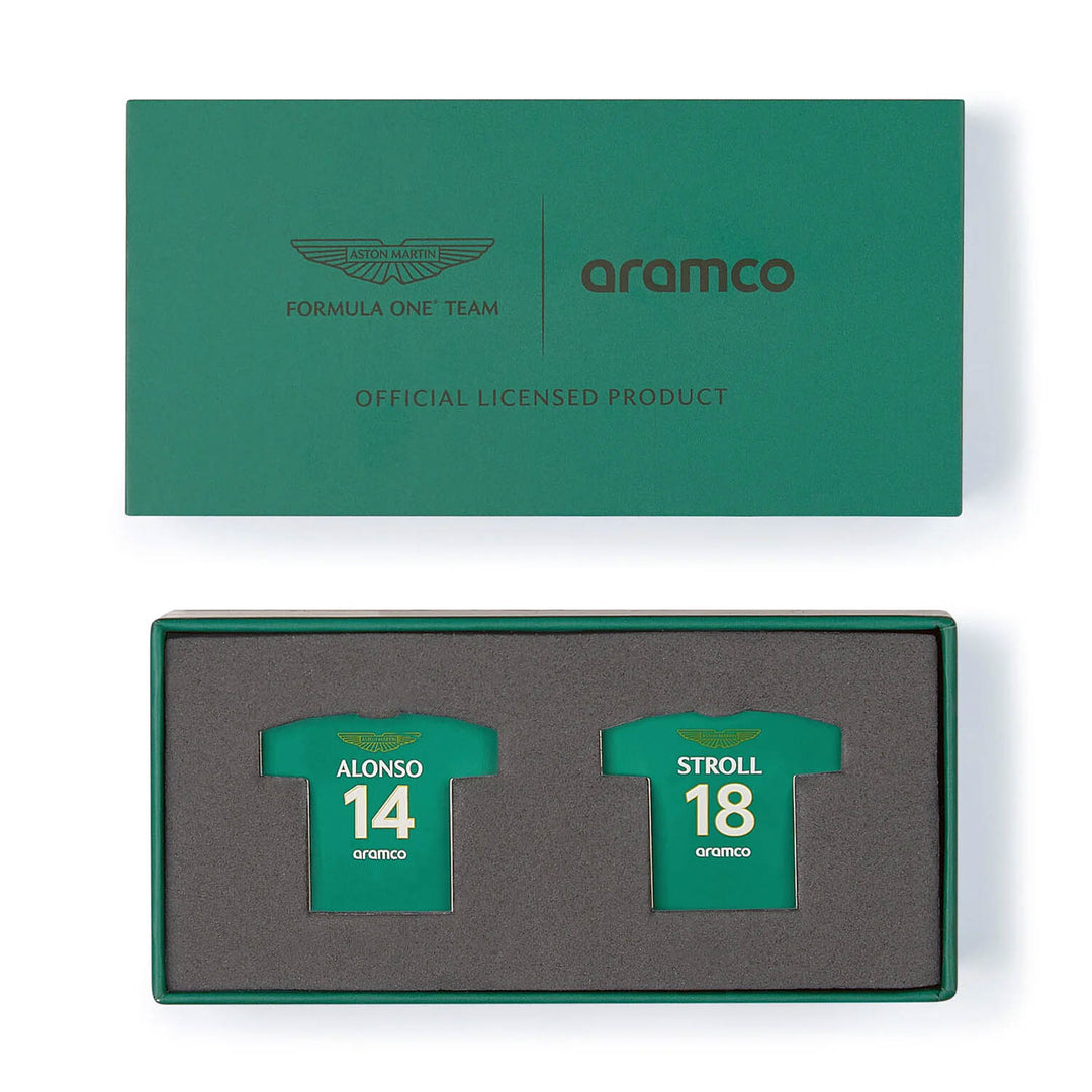 2024 Driver Number Pin Badges - Aston Martin F1 - Fueler™ 