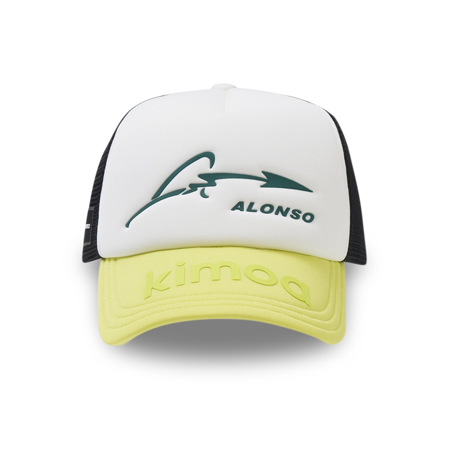 2024 KIMOA x AMF1 Trucker Tricolor Cap - Aston Martin F1 - Fueler™ - GO0S24732400 - fueler.store - Cap